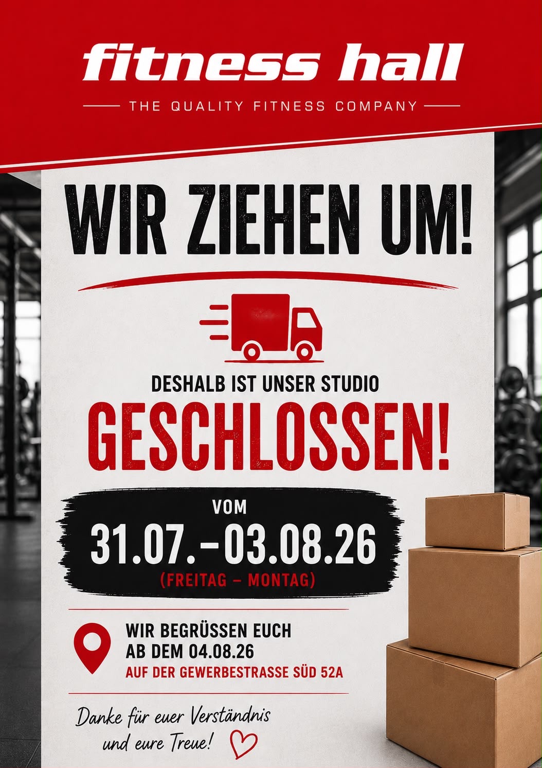 Wir ziehen um!